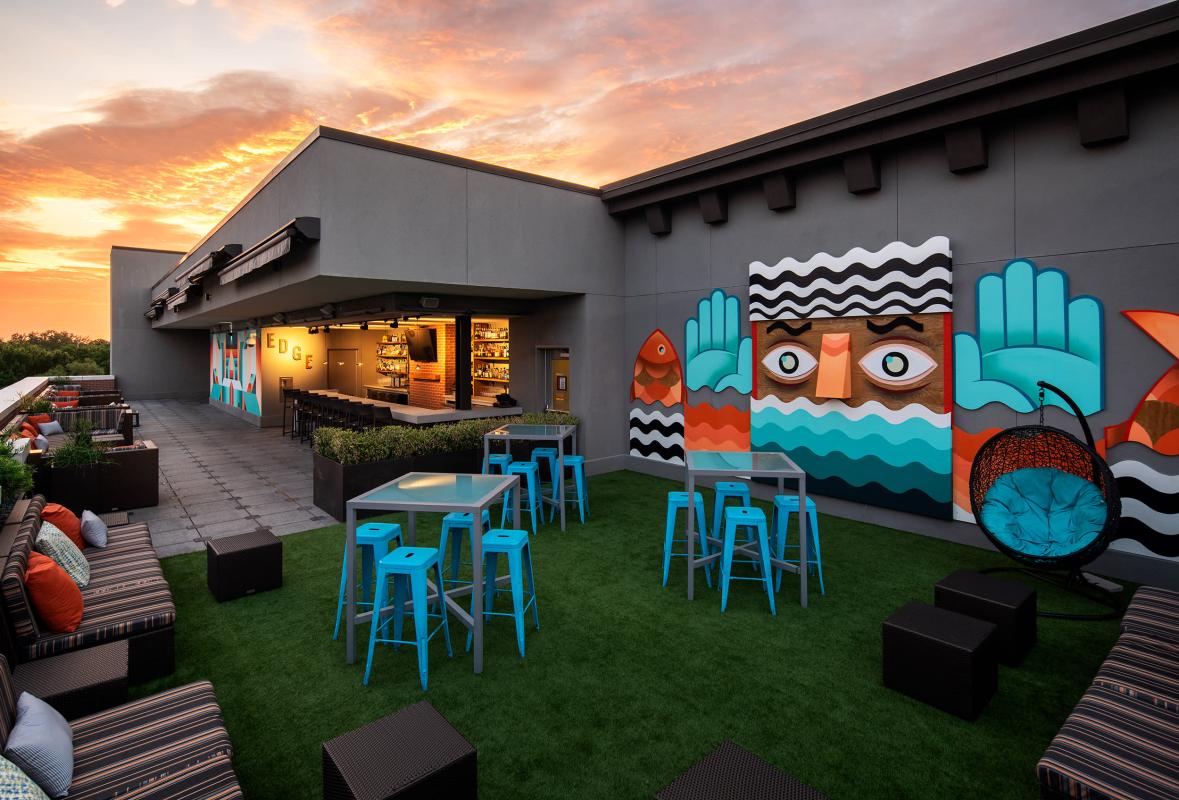 Rooftop Heat at EDGE (Epicurean Hotel)