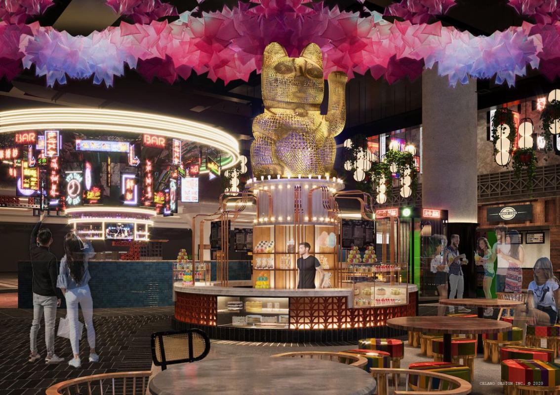 Food Hall and People Watching at Resorts World