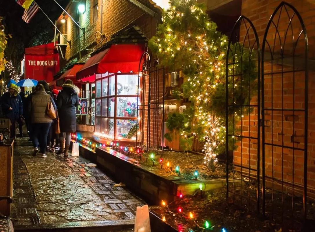 Midnight Stroll in German Village