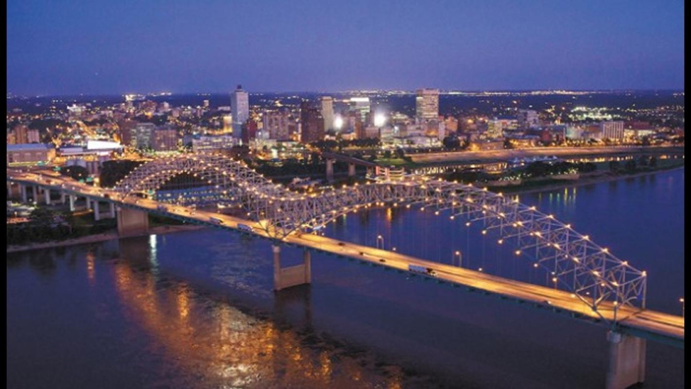 Walk by the Riverfront at Night