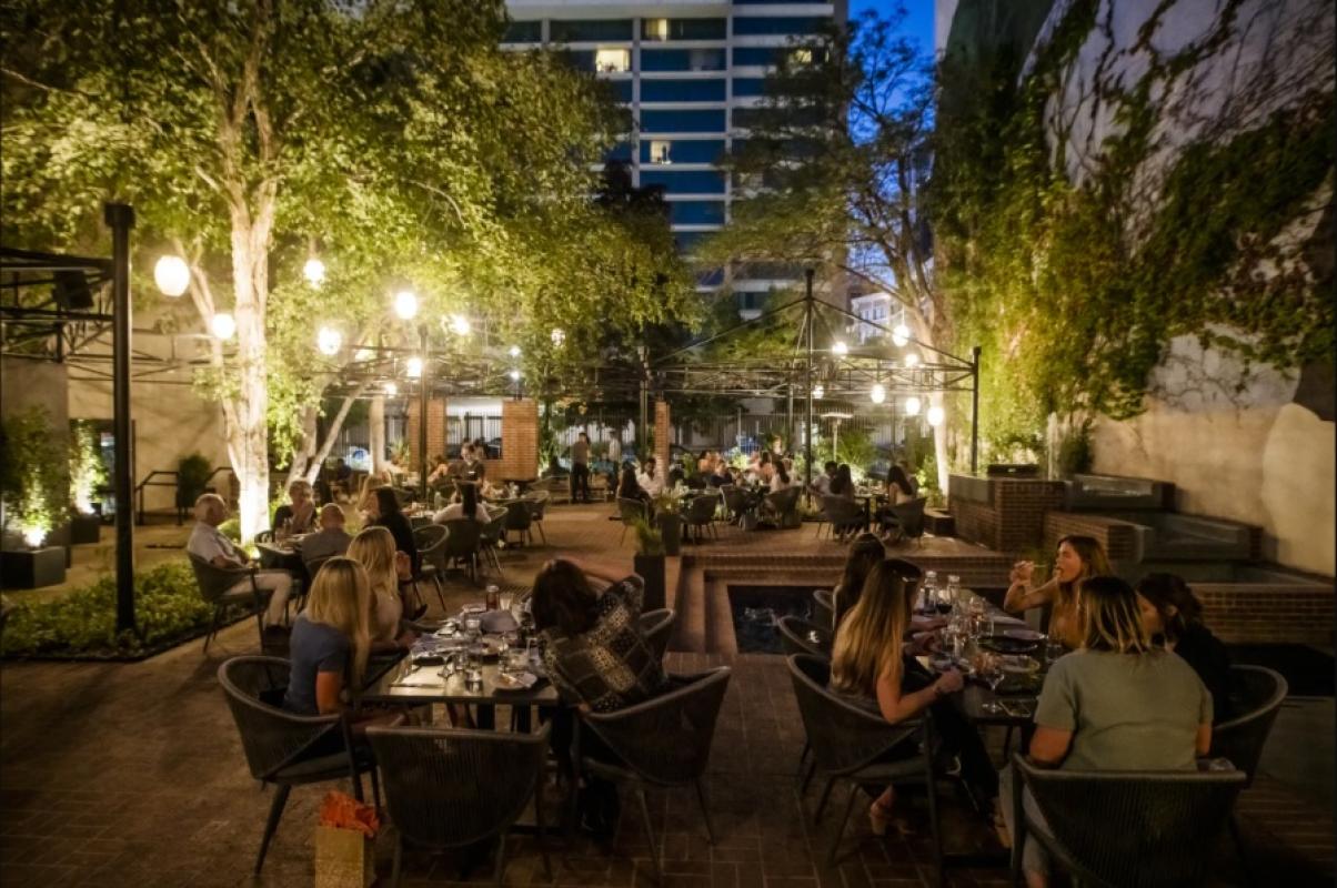 Rooftop Tease at The Ivy